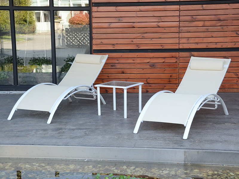 udendørs solstol, mesh lounge stol YQ-TB-426c