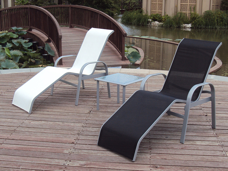 Udendørs syntetisk tekstilstue, daybed, solseng YQ-TB-439