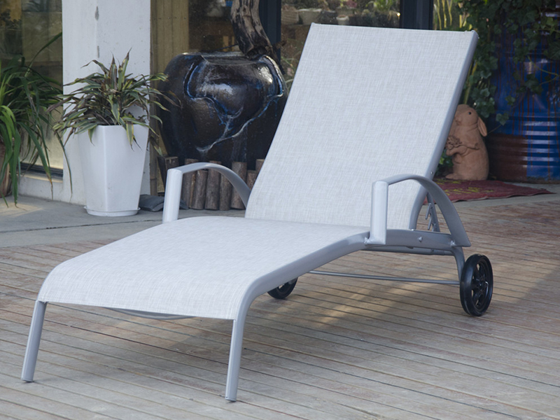 Udendørs lounge, hote lounge, aluminiumsramme loungestol, slappe af møbler YQ-TB-458