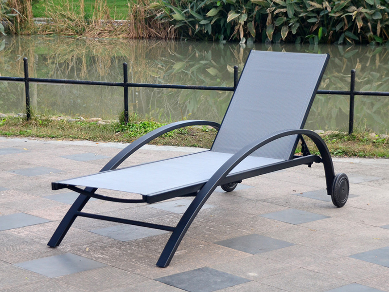 Aluminium Sling Sun Lounger, Aluminium Sun Bed YQ-TB-510