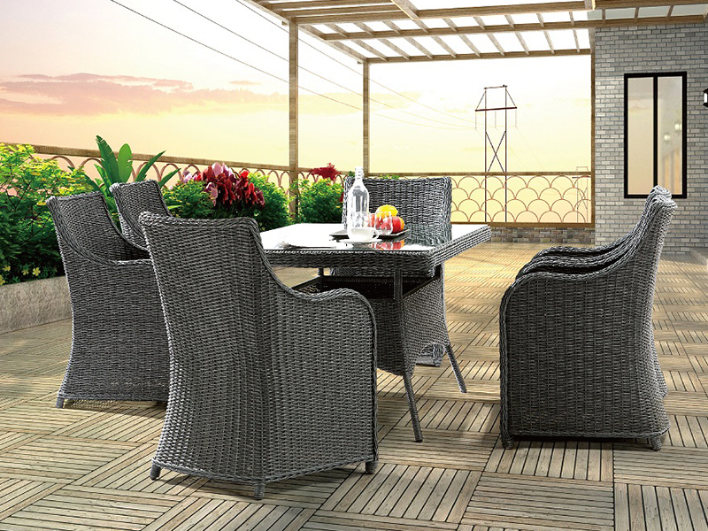 Rattan spisestue yqr-497b